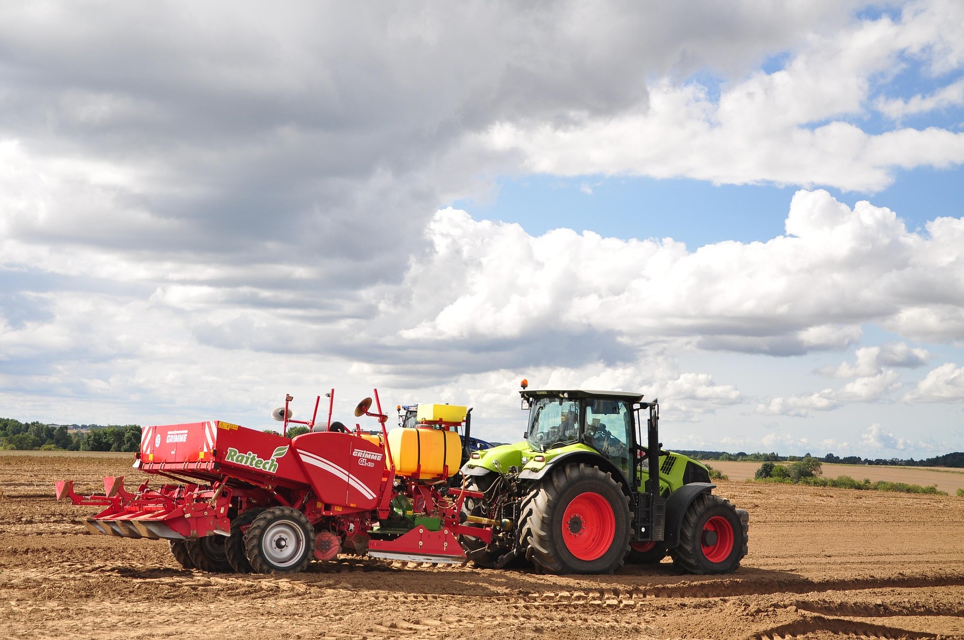 Agricultor com tablet